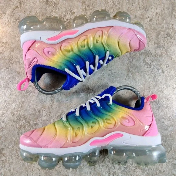 Nike Air Vapor Max Plus 'Cotton Candy Rainbow' FJ4550-606 Womens 7 *Barely Worn - Picture 5 of 12